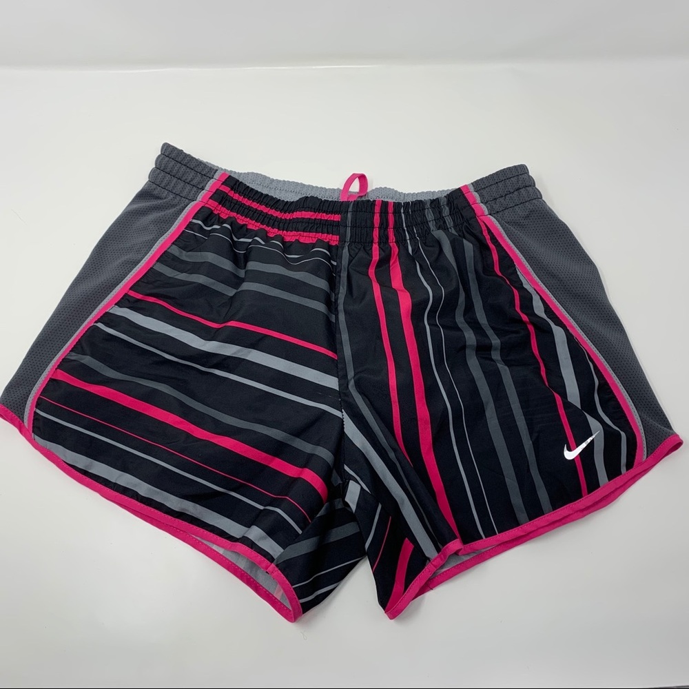 Nike Dri-Fit Shorts Black / Gray / Pink SZ Small